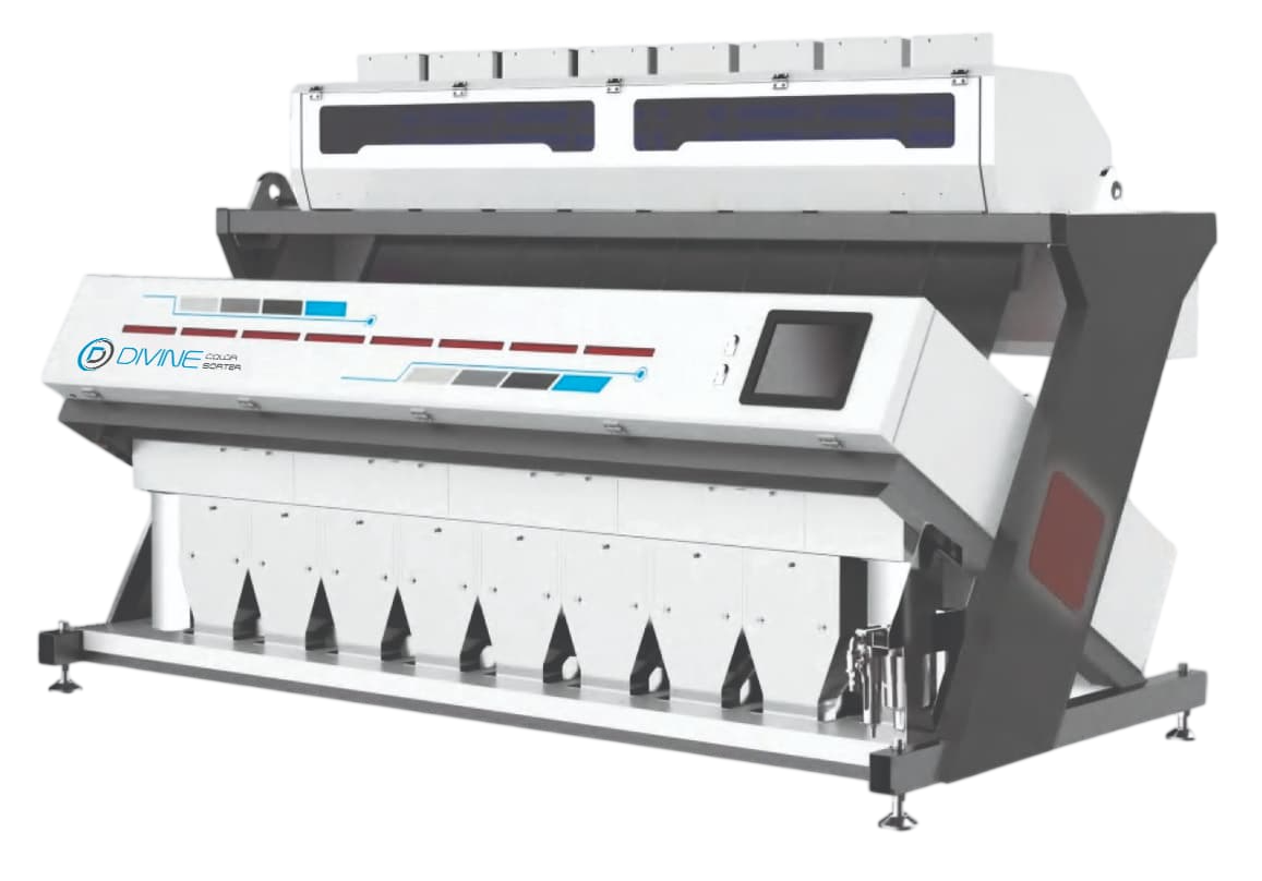 8 chute rice color sorter